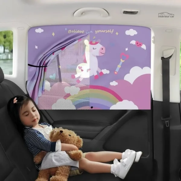 Protection solaire et anti-moustiques pour siège auto enfant