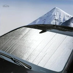Protection soleil voiture avec pare-brise avant en aluminium
