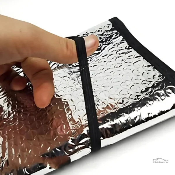 Écran pare-soleil avant aluminium pour confort intérieur
