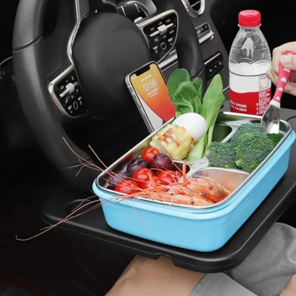plateau-repas-pour-voiture-easyeat-1 Table Voiture EasyEat™ - Plateau de Volant pratique