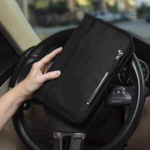 Pochette pour carte grise, rangement sécurisé et pratique