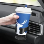 Porte gobelet voiture DrinkDock pour grille d'aération