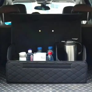 Rangement véhicule pratique et élégant en noir