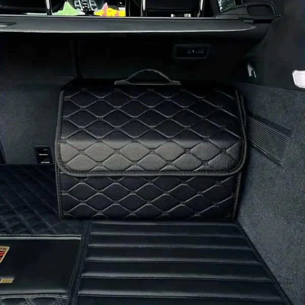 Accessoire de rangement automobile noir moderne