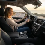Rehausseur voiture ergonomique gris mémoire de forme