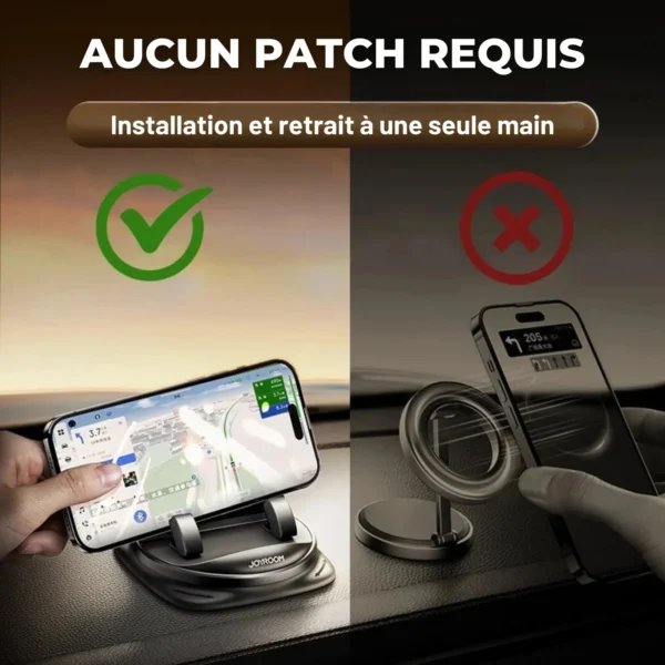 Support téléphone universel pour fixation dans l'habitacle