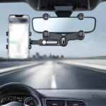 Support de téléphone voiture, fixation stable et efficace