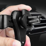 Accessoire auto pour smartphone, installation facile et rapide