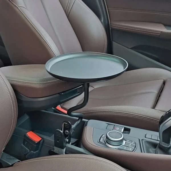 Table de service pour voiture avec support à pince