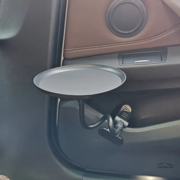 Table pratique pour voiture, idéale pour repas et boissons