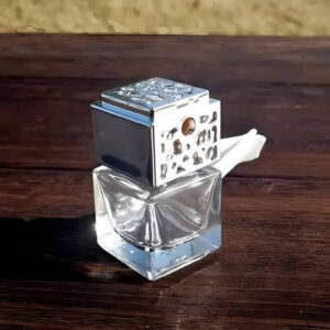 Accessoire de voiture : diffuseur argent élégant