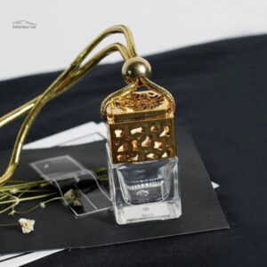 Accessoire senteur voiture, design doré